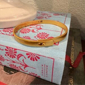Madewell brushed Gold Bangle Bracelet